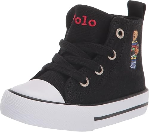 POLO RALPH LAUREN Hamptynhiiibear Blk CVSBball - Tenis unisex para niños