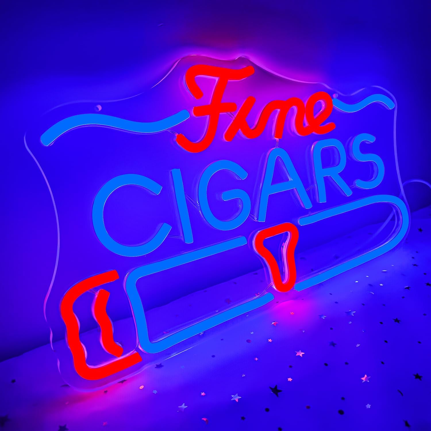 Cigar Neon Signs for Man Cave Cigarette Neon Light Sign Bar LED Signs for Room Pub Shop Cigar Bar Sign Light Up Signs for Wall Decor