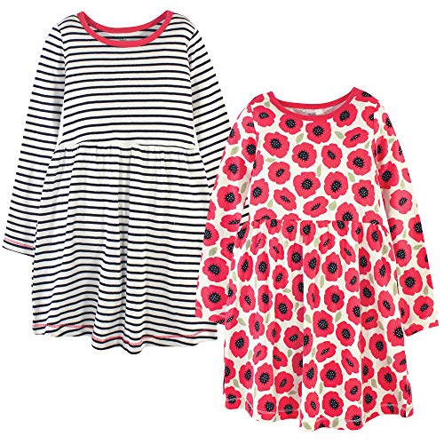 Image of Touched by Nature Girls, Toddler, Baby and Womens Organic Cotton Short-Sleeve and Long-Sleeve Dresses