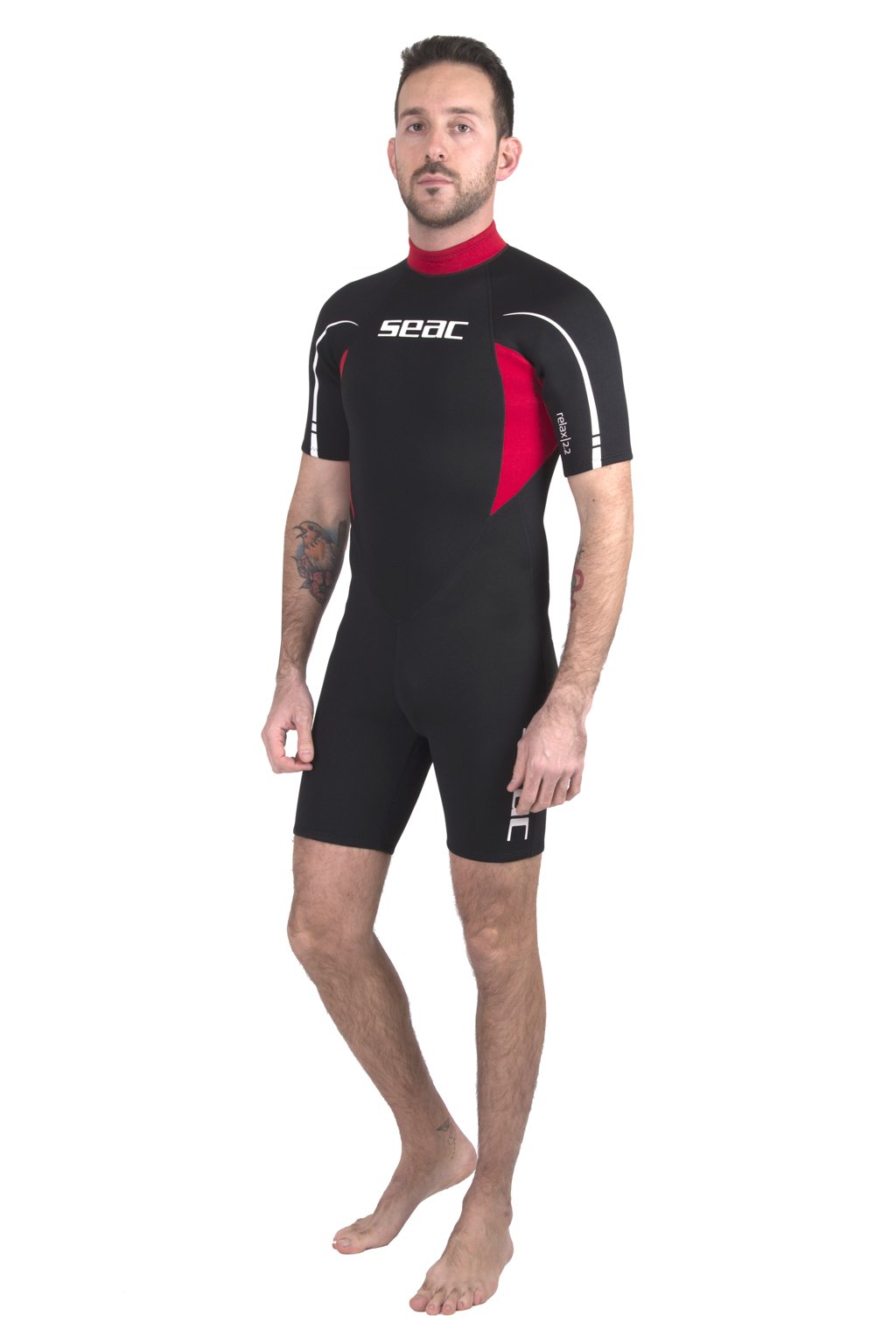 SEAC The Relax Short Woman, 2.2 mm Neoprene Shorty Suit for Snorkeling, Diving and Other Water Activities