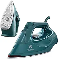 Ferro de passar seco e vapor Electrolux Antiaderente base cerâmica vapor vertical extra 1200W Verde Escuro (ESI80) 127v