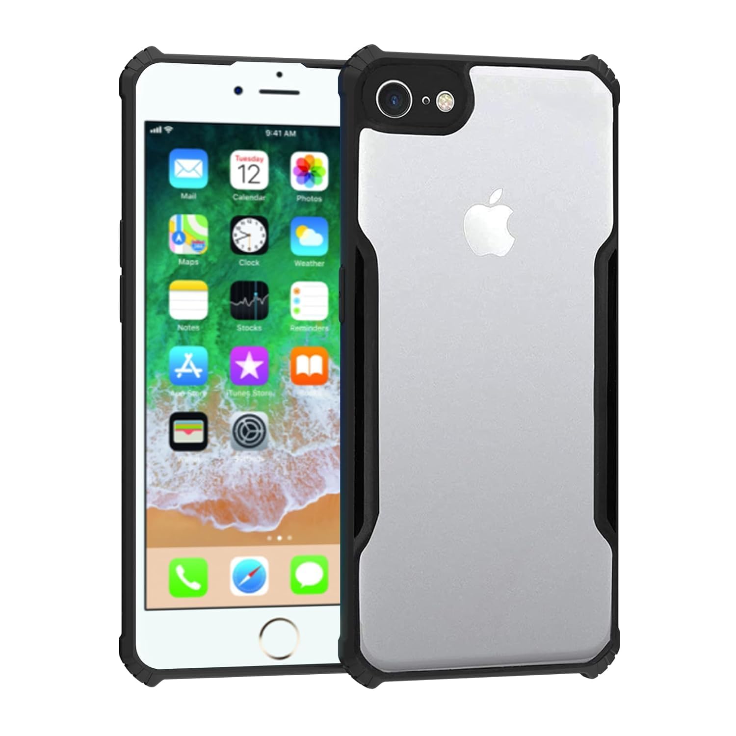 FancyArt TPU Transparent Cases Cover with Apple iPhone 6/6s Mobile Case Acrylic Crystal Clear 360 Degree Camera Protection Phone Back Cover with Apple iPhone 6/6s (Eagle Black) (B0DFVFTSKW) Amazon Price History, Amazon Price Tracker