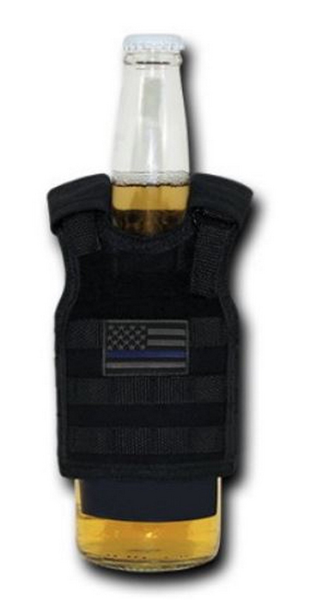 Tactical Mini Vest with Thin Blue Line, Black