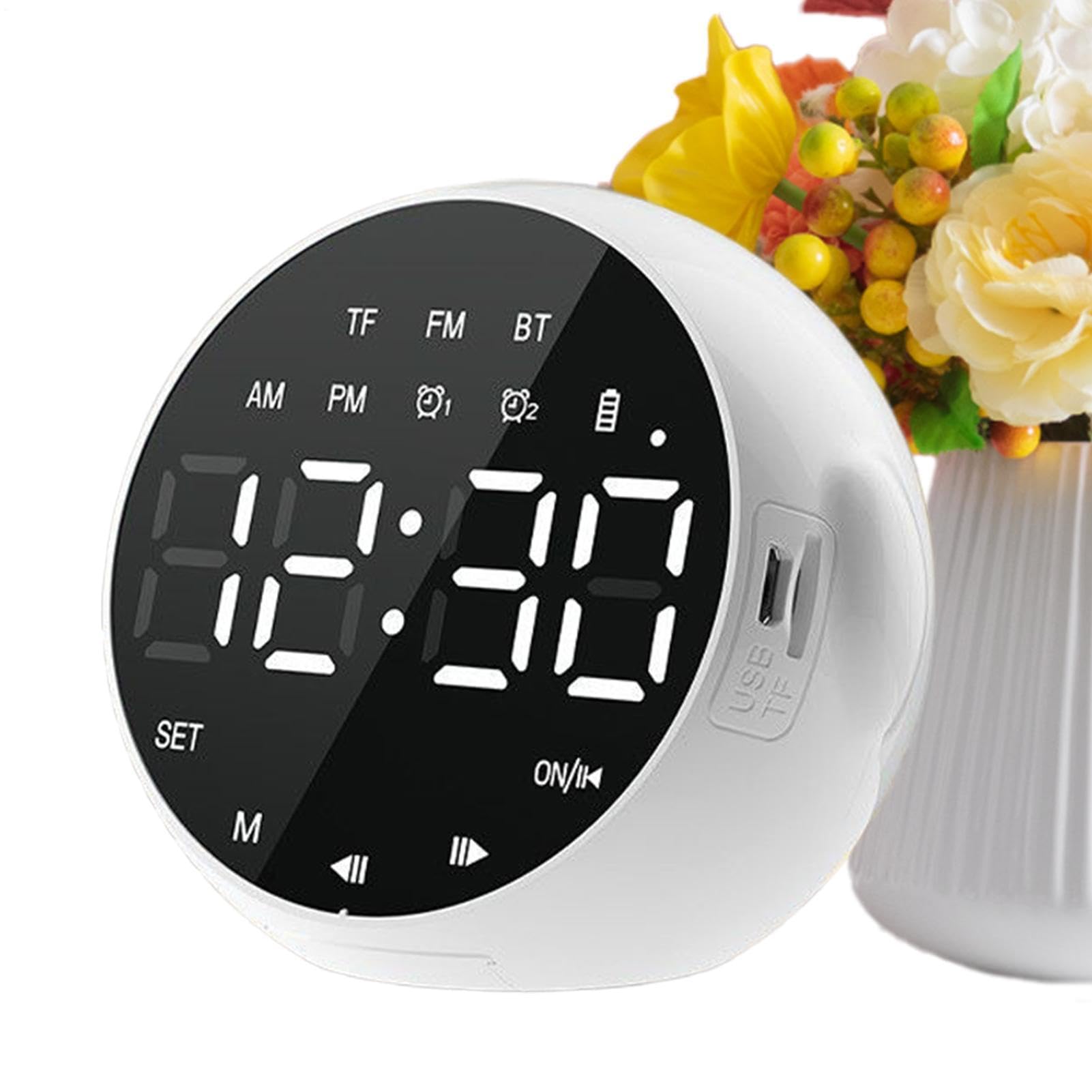 Horloge numérique à double alarme intelligente pour le sommeil profond à la maison