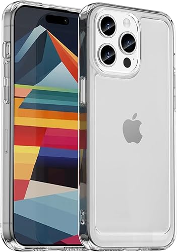 Funda para iPhone 15 Pro Max, delgada, ligera, dura, de policarbonato, suave, a prueba de golpes, protección para iPhone 15 Pro Max (6.7 pulgadas),