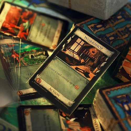 DeElf - Fundas transparentes para tarjetas (2.402 x 3.622in, tamaño para juego Dominion)