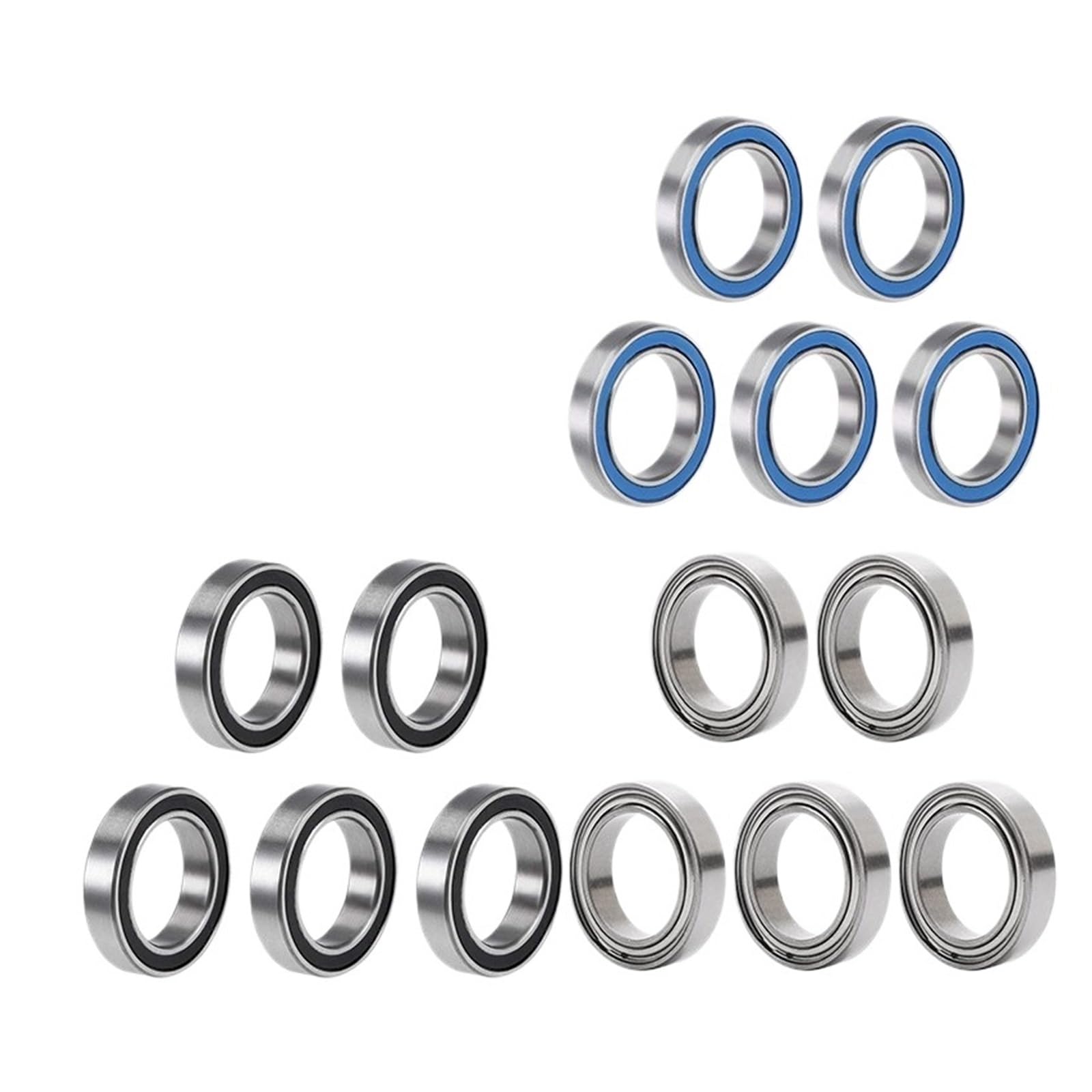 100Pcs 6701 12x18x4 mm ABEC-5 6701 ZZ 2 Ball 6701-2 Blue Sealed deep Groove Ball Bearing(6701zz,ABEC 3)