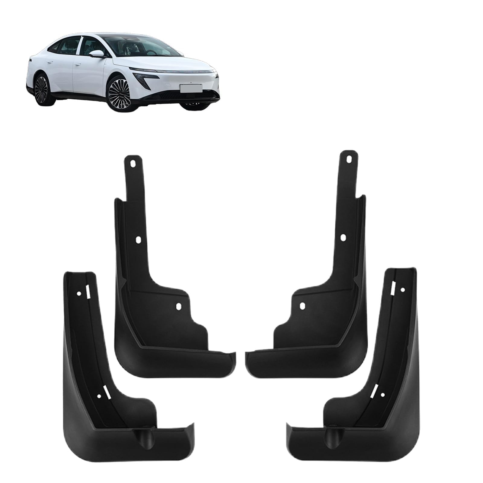 NYSLDSCO 4Pcs Premium Mud Flaps for Nissan N7 2025 Front and Rear Splash Guards Durable Mudguards Protection Against Road Debris