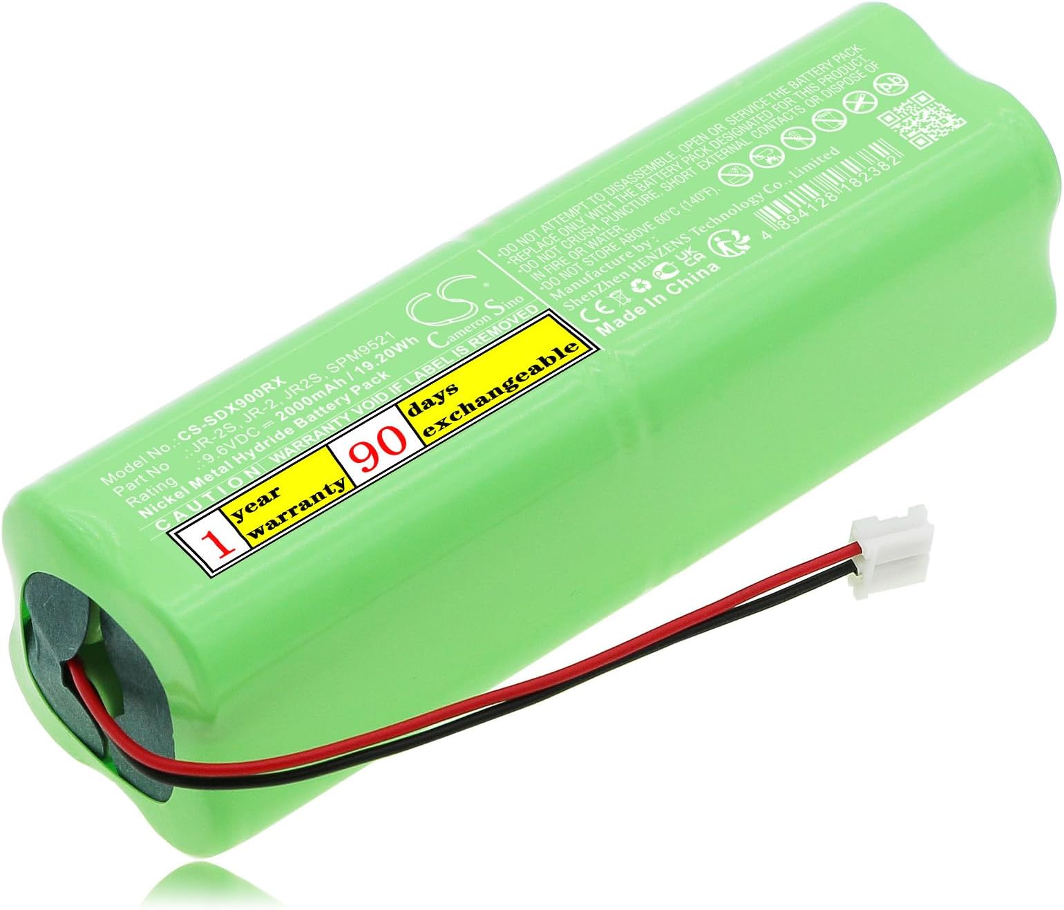 Spektrum DX7 XP662S Replacement Battery for Transmitter JR 11X DX6 Transmitter X9303 XP8103A XP6102 XP9103 XP662 JRPB5011 JR-A JR-2S JR-2 JR2 JR2S SPM9521/9.6V/2000mAh,Battery