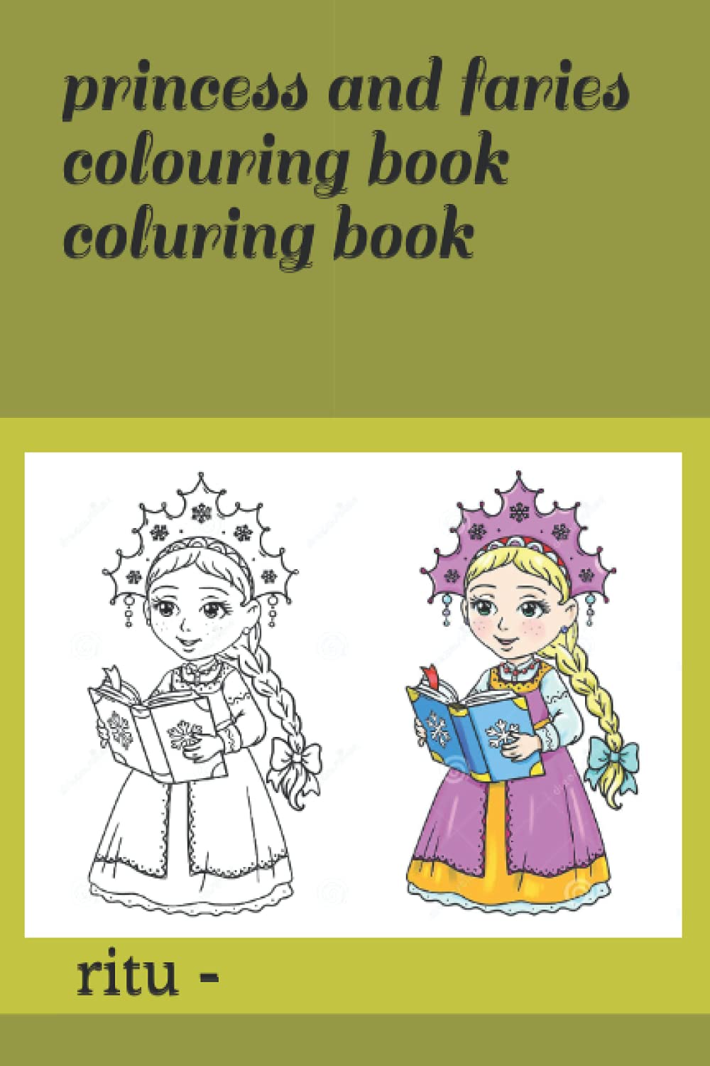 princes and faries colouring book
