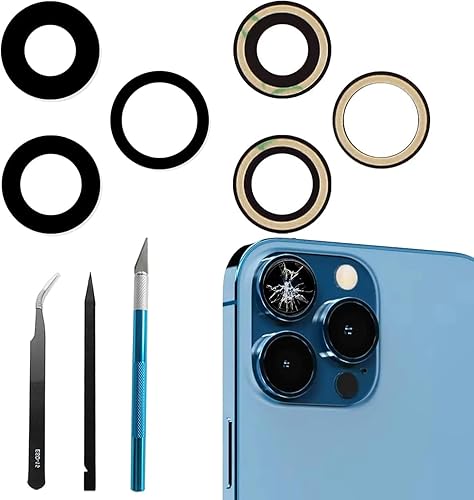 Lente de cristal de la cámara trasera trasera 13 Pro13 Pro Max compatible con iPhone 13 Pro  13 Pro Max lente de cristal de la cámara trasera