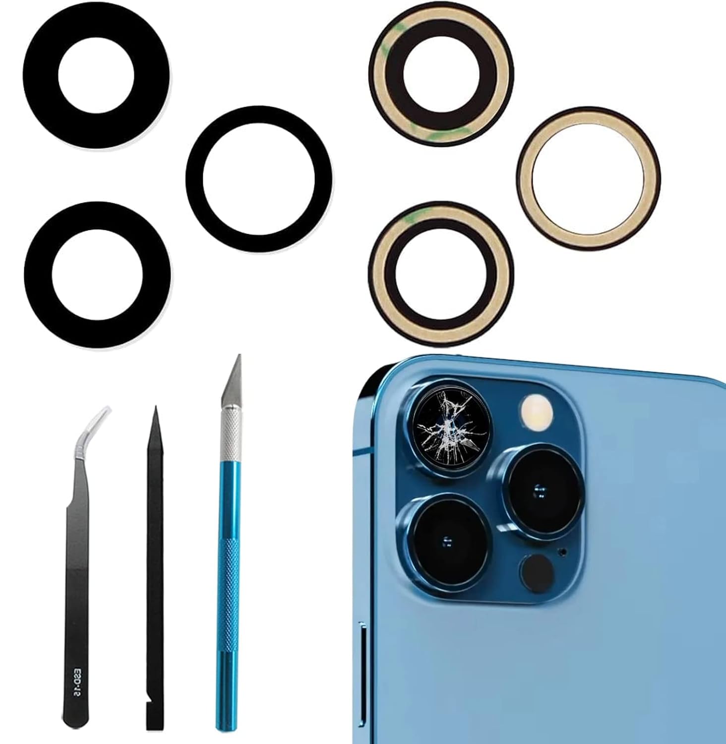 iphone13 リアカメラ Amazon | 13 Pro/13 Pro Max バックリアカメラガラスレンズ交換用