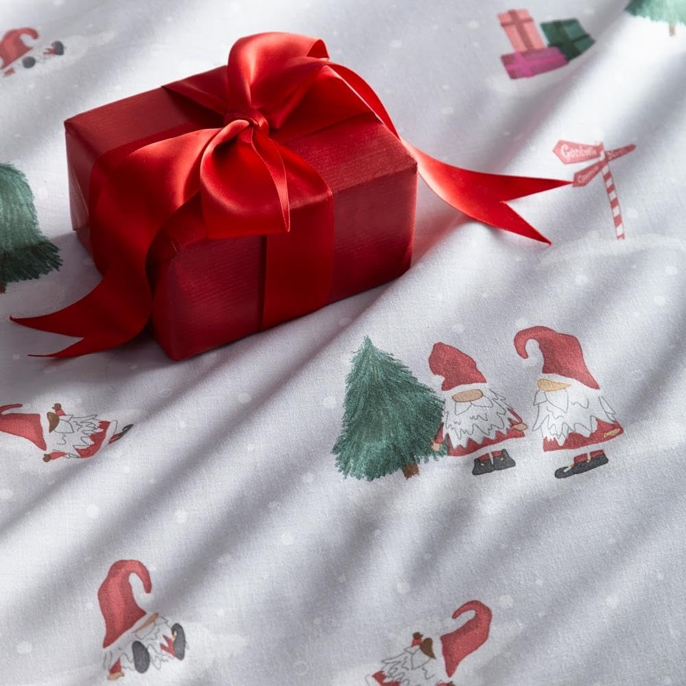 Charlotte Thomas Gonkville Christmas Duvet Cover Set Xmas Gonk Bedding Set King, Grey - Image 4