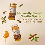 AgeScience Cinnamon Infused Honey, Cinnamon Flavoured Honey, GMP Certified, Miel Packed in Glass Jar - 300 Grams (10.6OZ)