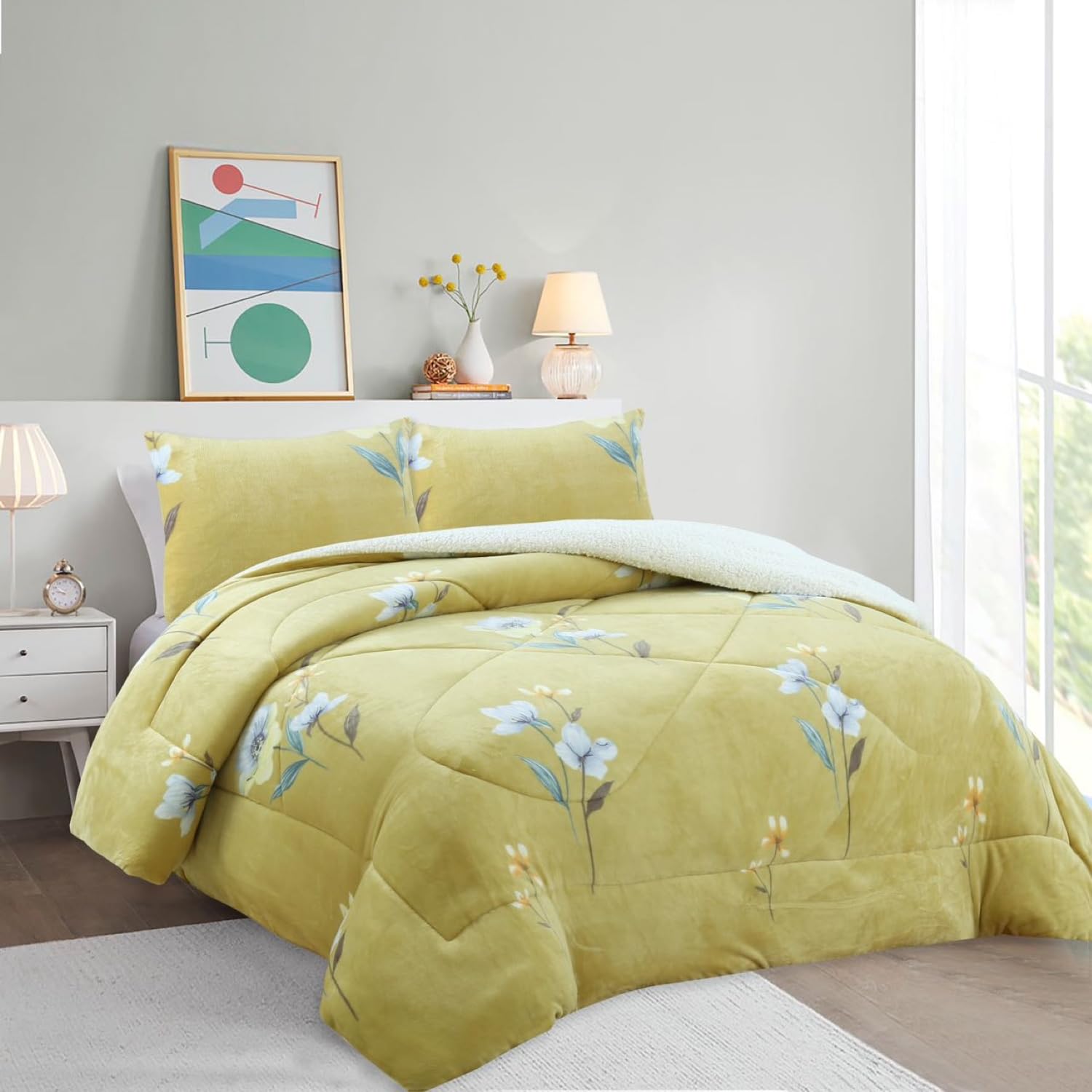 Edredon Borreguito Almohada Fria HaraDeco Manta Para Cama 150/160