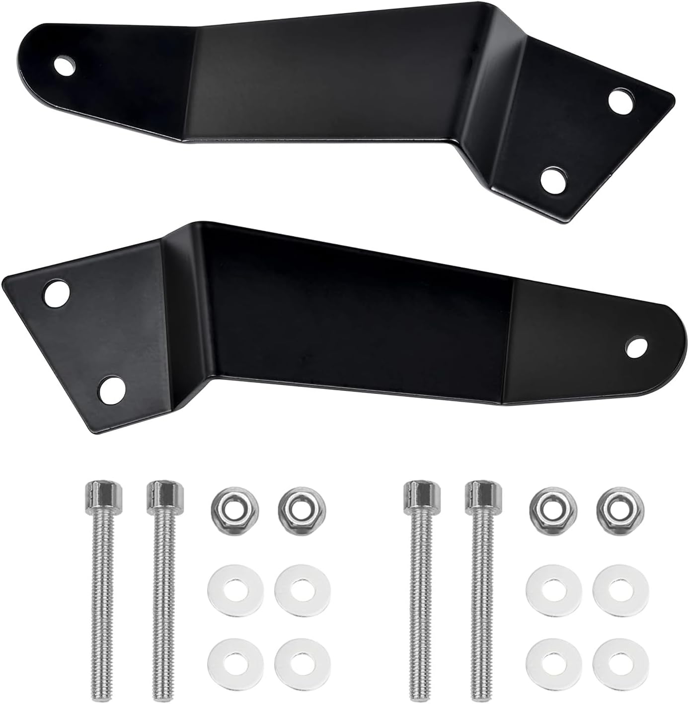 LED Light Bar Brackets for Honda Pioneer 1000 2016-2025, Black Metal 54" Light Bar Mount Kit Roof Mount Compatible with Honda Pioneer 1000 2016-2025 Accessories (2PCS)