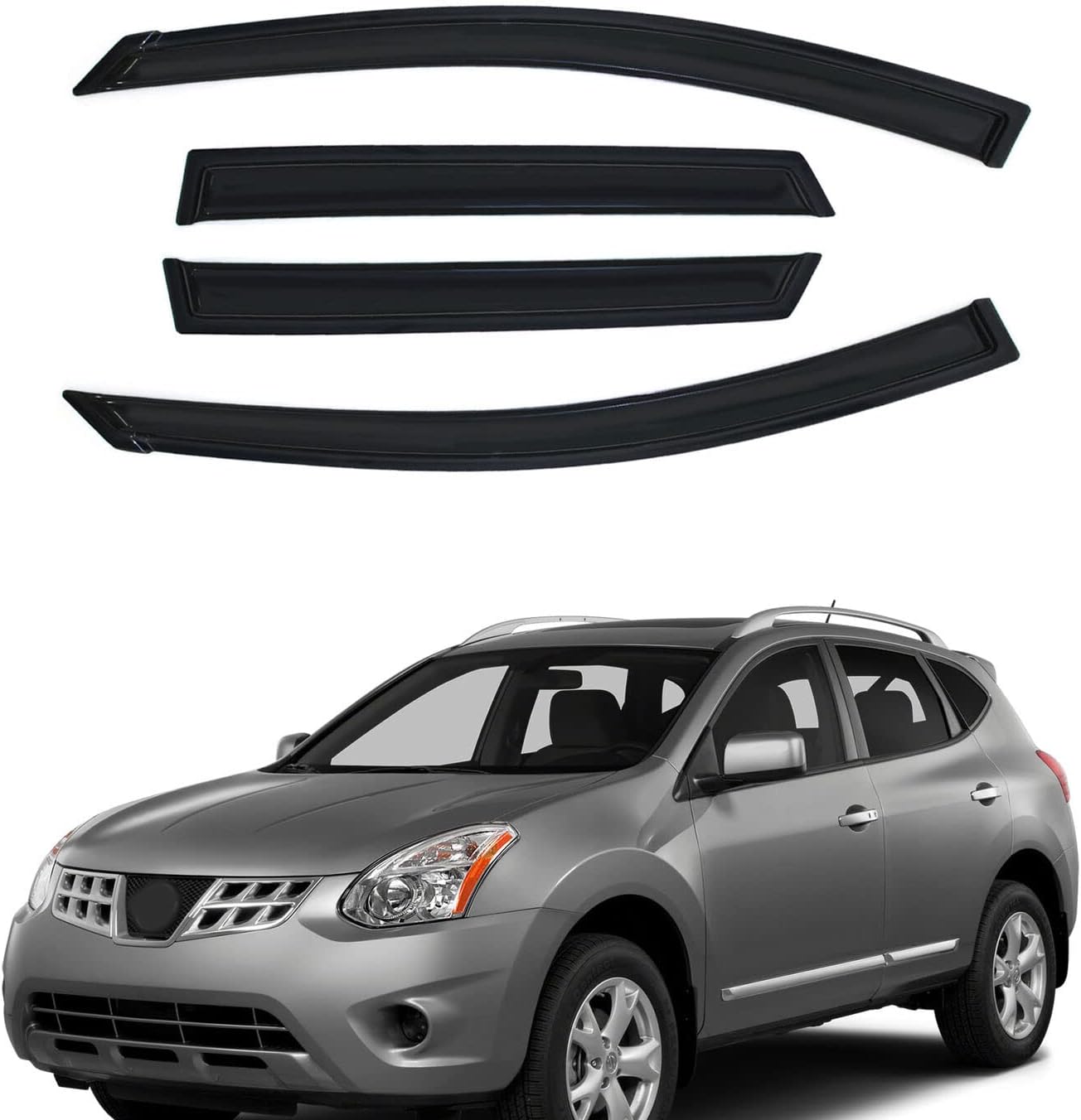 Lightronic WV194233 In-Channel Side Window Visor Deflector Vent Rain - View #7