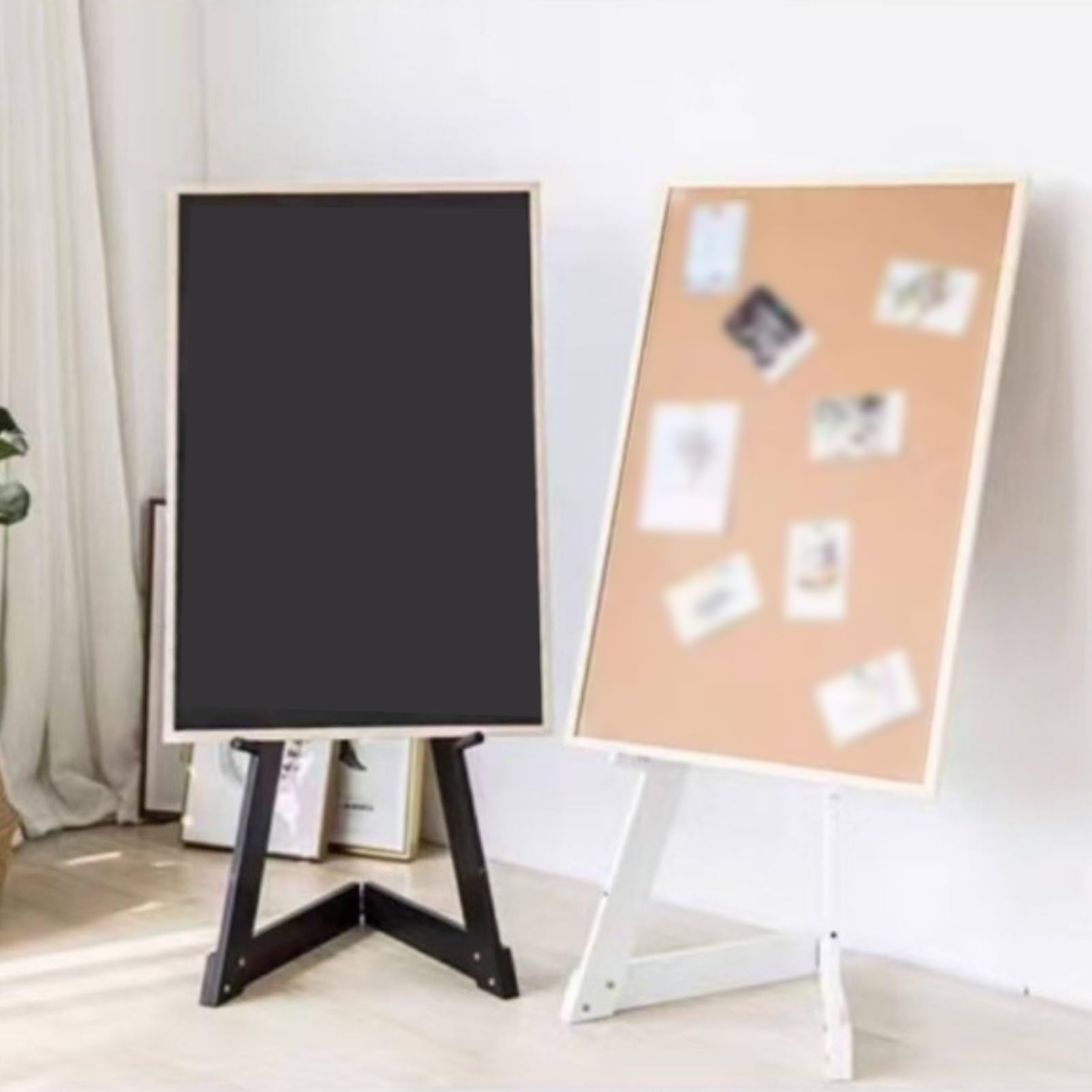 Holzboden-Staffelei für Hochzeitsschilder, stehender Präsentationsständer für Kunstwerke und Bilderrahmen, perfekt für Leinwandausstellungen und Event-Dekorationen
