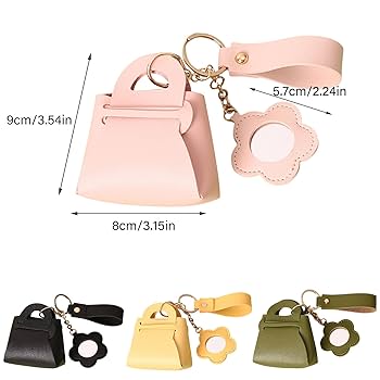 Amazon.co.jp: バッグキーホルダー PU レザーキーチェーン小さな