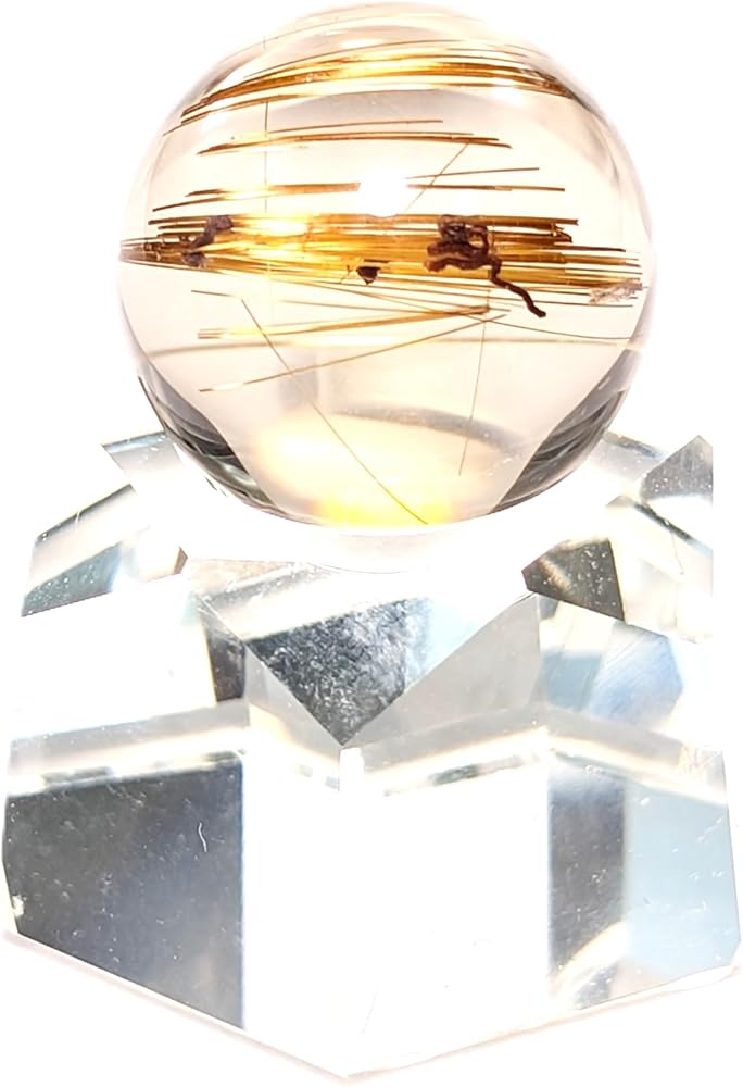 Amazon.co.jp: 【金運を招き寄せる】タイガータイチンルチルクォーツ Amazon.co.jp: 【金運を招き寄せる】タイガータイチンルチルクォーツ