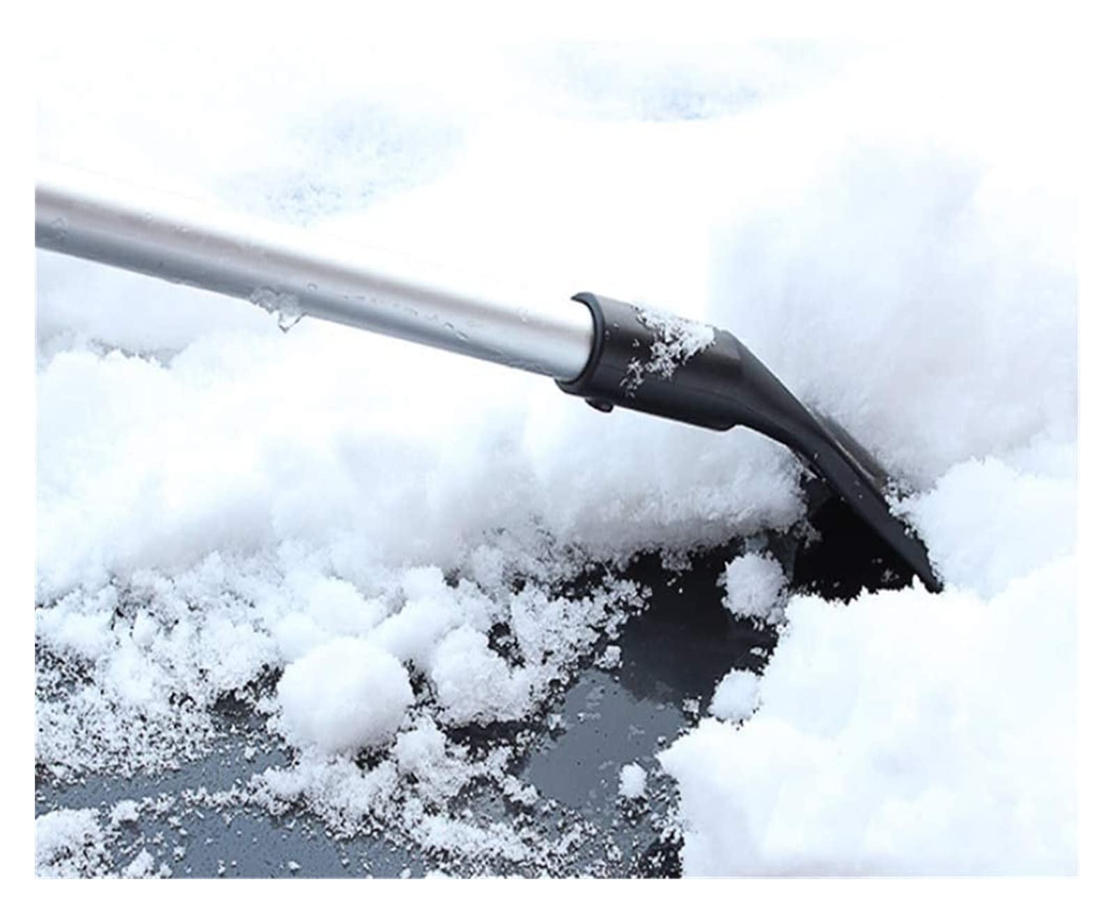 XMING Spazzola di neve ghiacciata anti-sci in acciaio inossidabile, raschietto di ghiaccio, raschiatura acqua raschiatrice, snowbrush e raschietto for auto for auto, strumento antigraffio con presa in