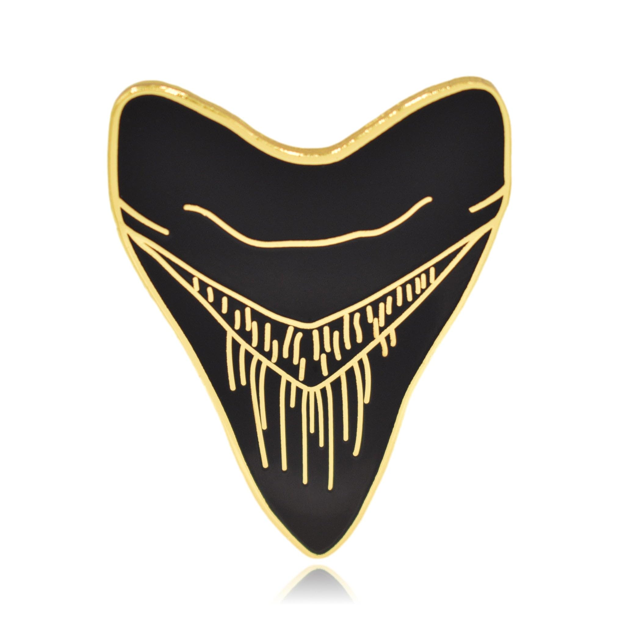 Megalodon broche dent de requin en émail dur cadeau idéal pin's - 6