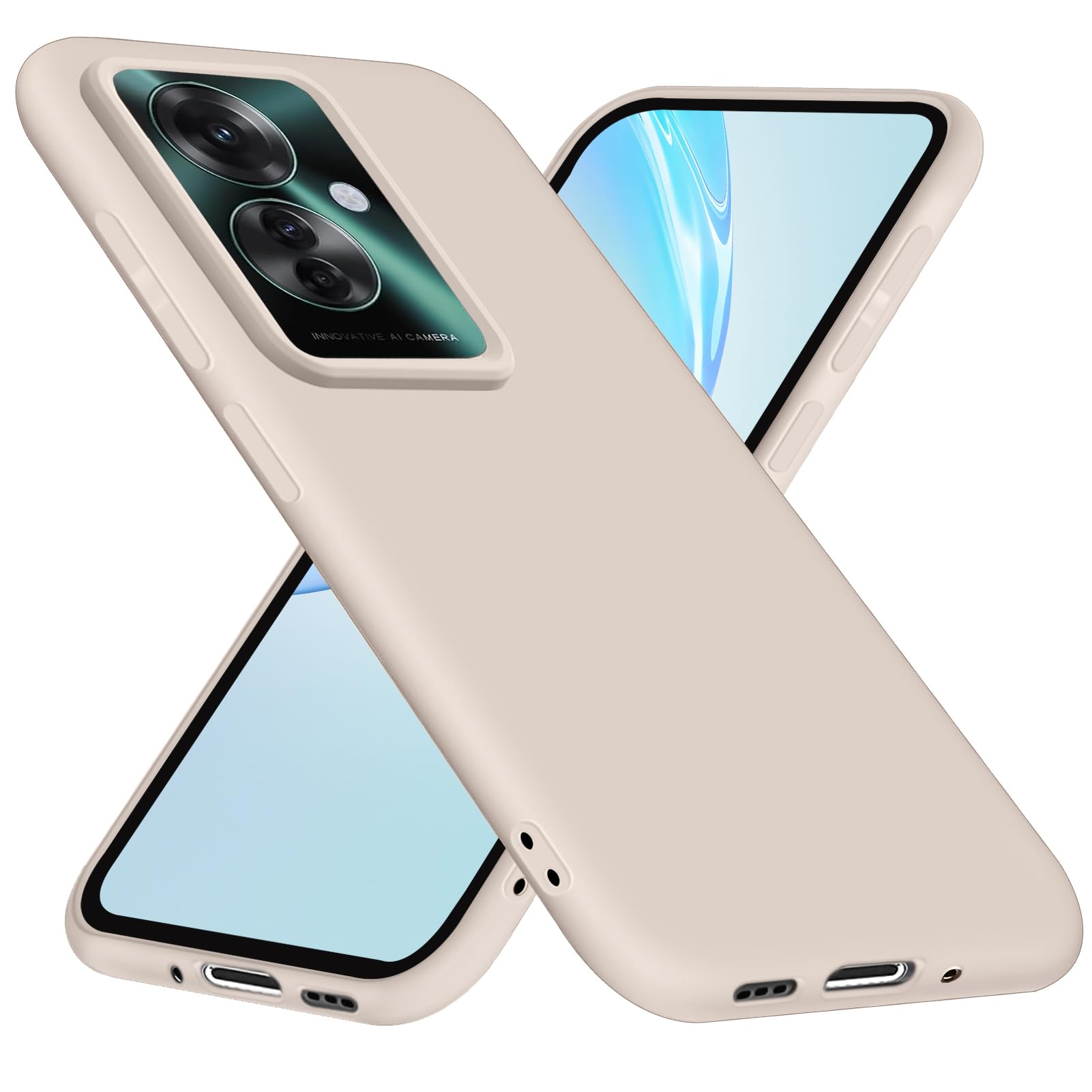 OPPO Reno11 A 用 ケース tpu A401OP CPH2603 用 ケース シリコン保護ケース 磨り表面 スマホケース スリム 薄型 ストラップホール 一体型 指紋防止 軽量 人気 オッポ リノ11 a 用 携帯カバー 白 W-PYGJ-61-05