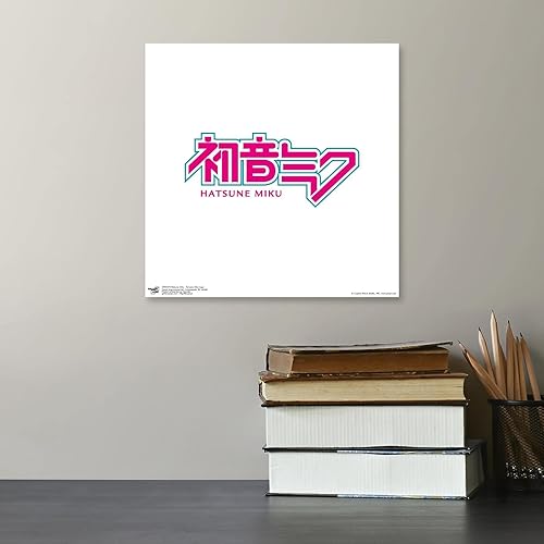 Miniatura 4 de Trends International Gallery Pops Hatsune Miku - Póster de pared con el logotipo de Hatsune Miku, 12.00 x 12.00 pulgadas, versión sin marco