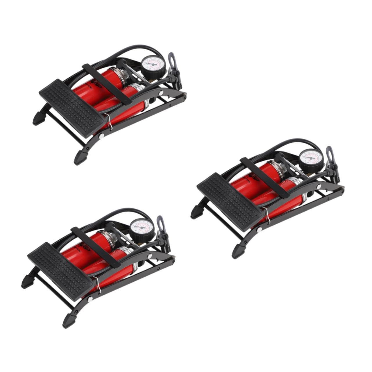 Hemobllo Luftdruck der Pedale tragbare Luft Inflator Fahrräder Mini-Fußpumpe Fahrrad Luftdruck Pedalluftpumpe Fußpumpe für Fahrrad