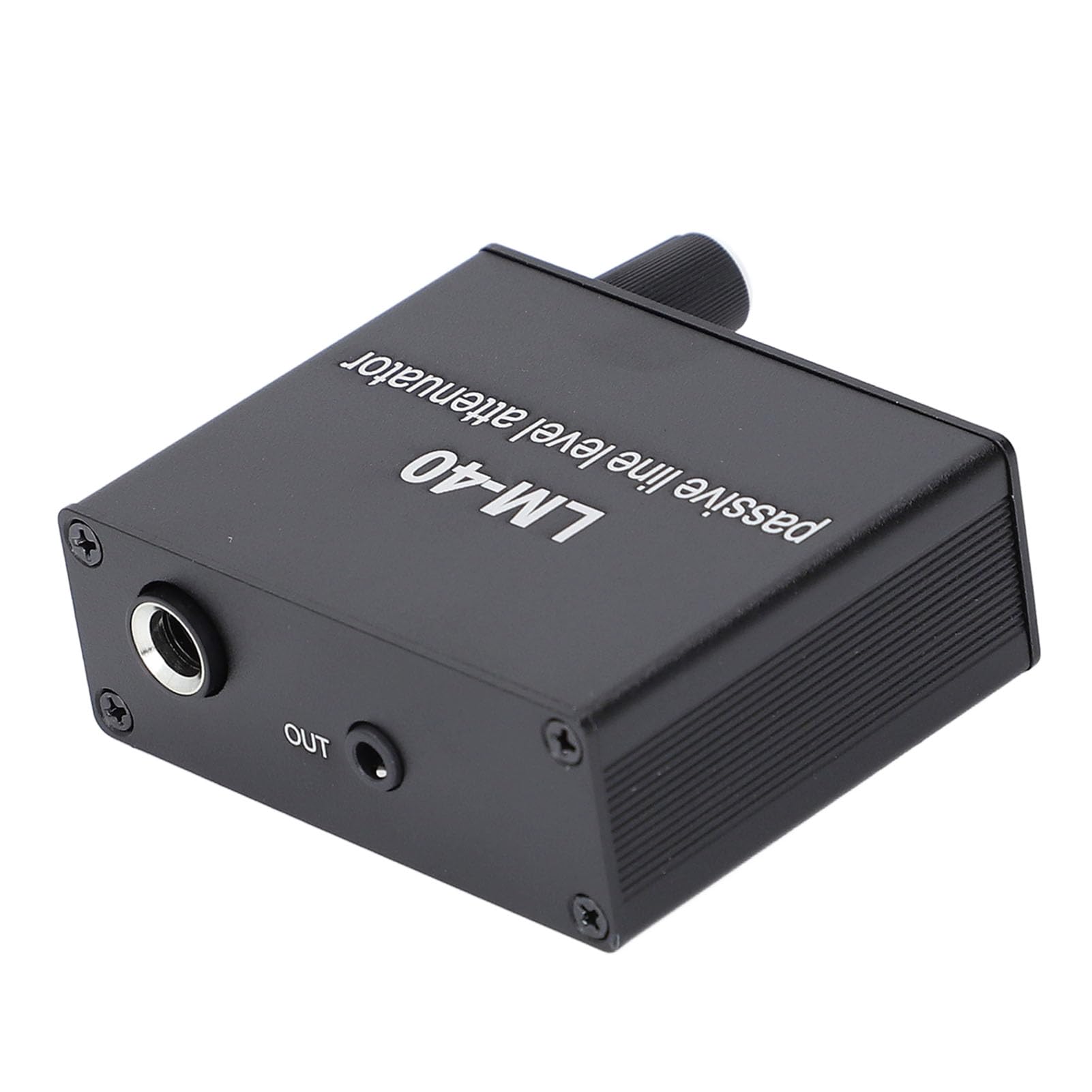 Garosa Atténuateur Sonore Professionnel LM40 Contrôle du Volume Passif avec Ports 6.5mm et 3.5mm pour Studio d'enregistrement Salle de Conférence Équipement Audio Professionnel