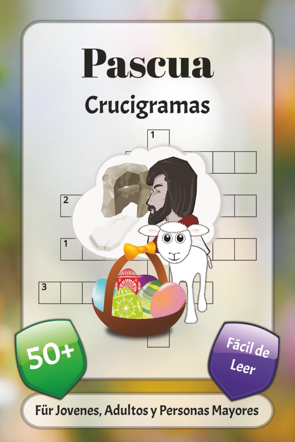 Pascua Crucigramas: Crucigramas con fuente fácil de leer sobre tradiciones, huevos, primavera y más | 6x9 pulgadas, 120 páginas | más de 50 ... las fiestas, las vacaciones y la relajación
