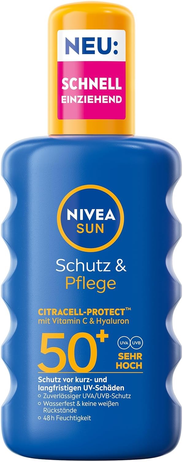 NIVEA SUN Spray Schutz Pflege LF50+200ml