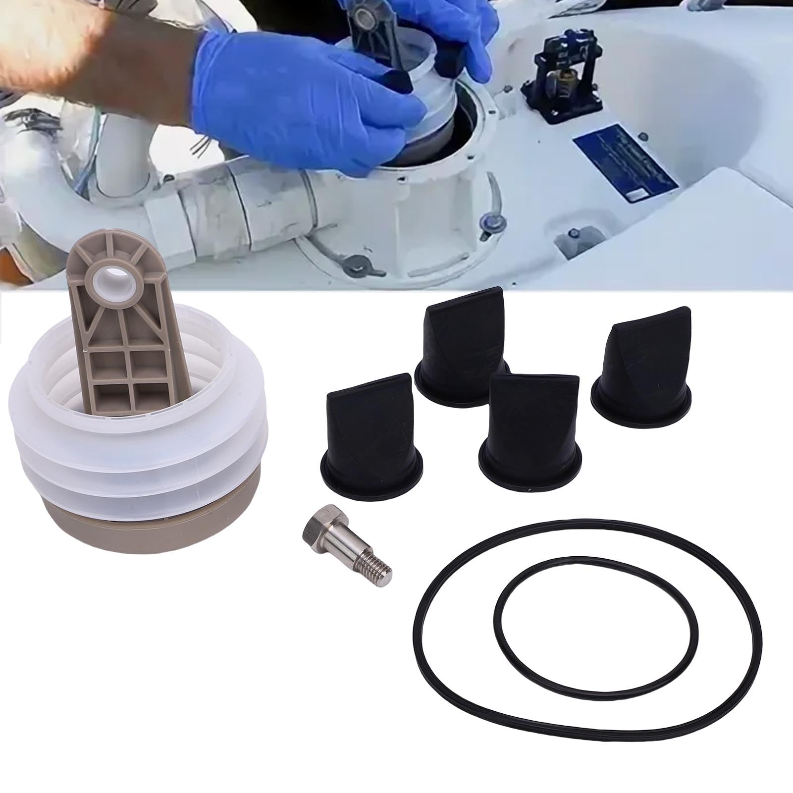 aqxreight Kit Pompa a Soffietto, 385230980 Sostituzione del Materiale del Tubo Corrugato Resistente All'usura Ad Alte Prestazioni per Pompe per Vuoto Sealand S T J Serie VG Sistemi di