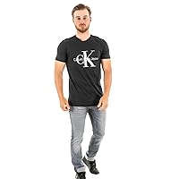 Calvin Klein Uomo T-Shirt Maniche Corte Core Monologo Slim Fit