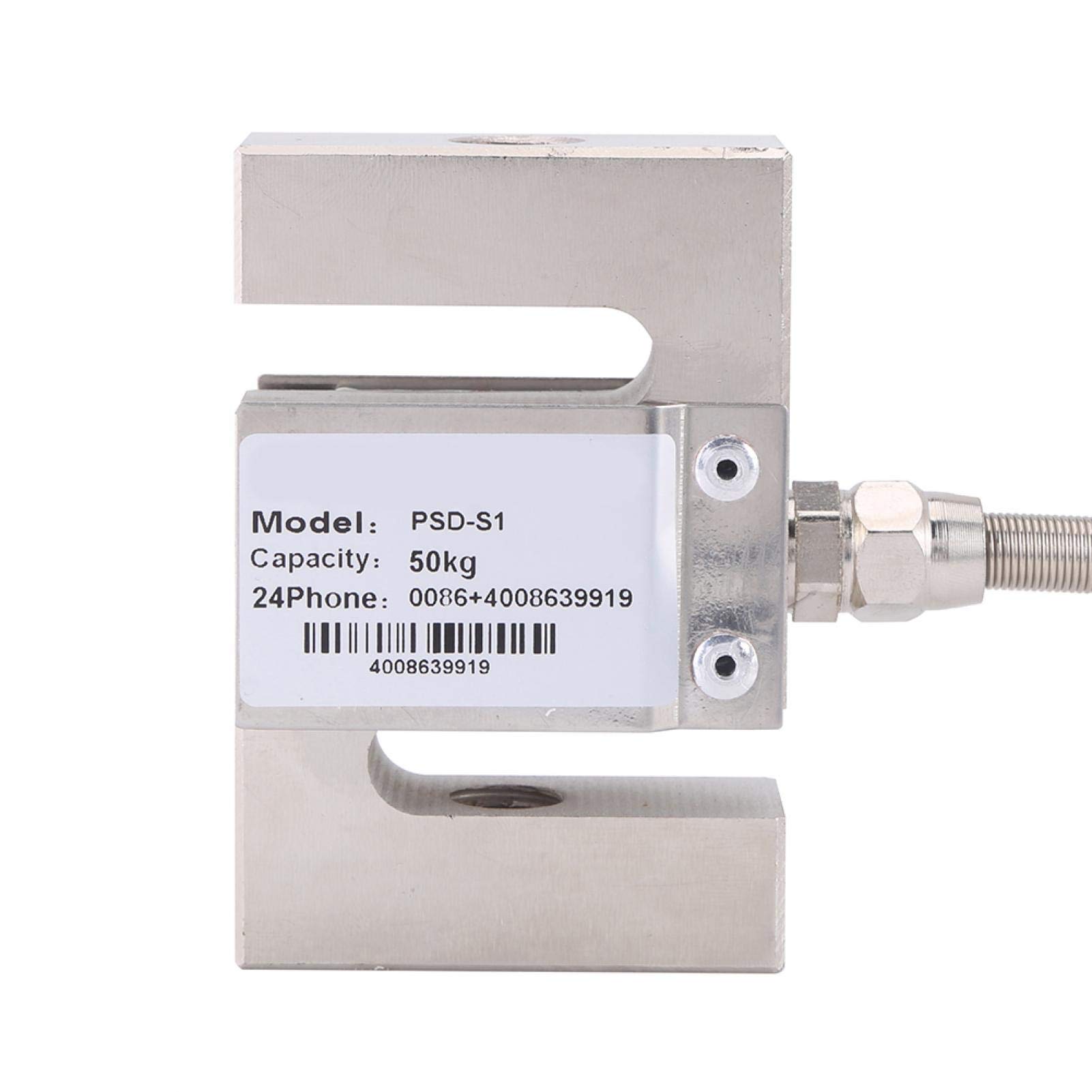 Weight Sensor, Weight Load Sensor, S TYPE High Precision Load Cell Scale Sensor Weighting Sensor With Cable for Accurate Force Measurement(50kg)