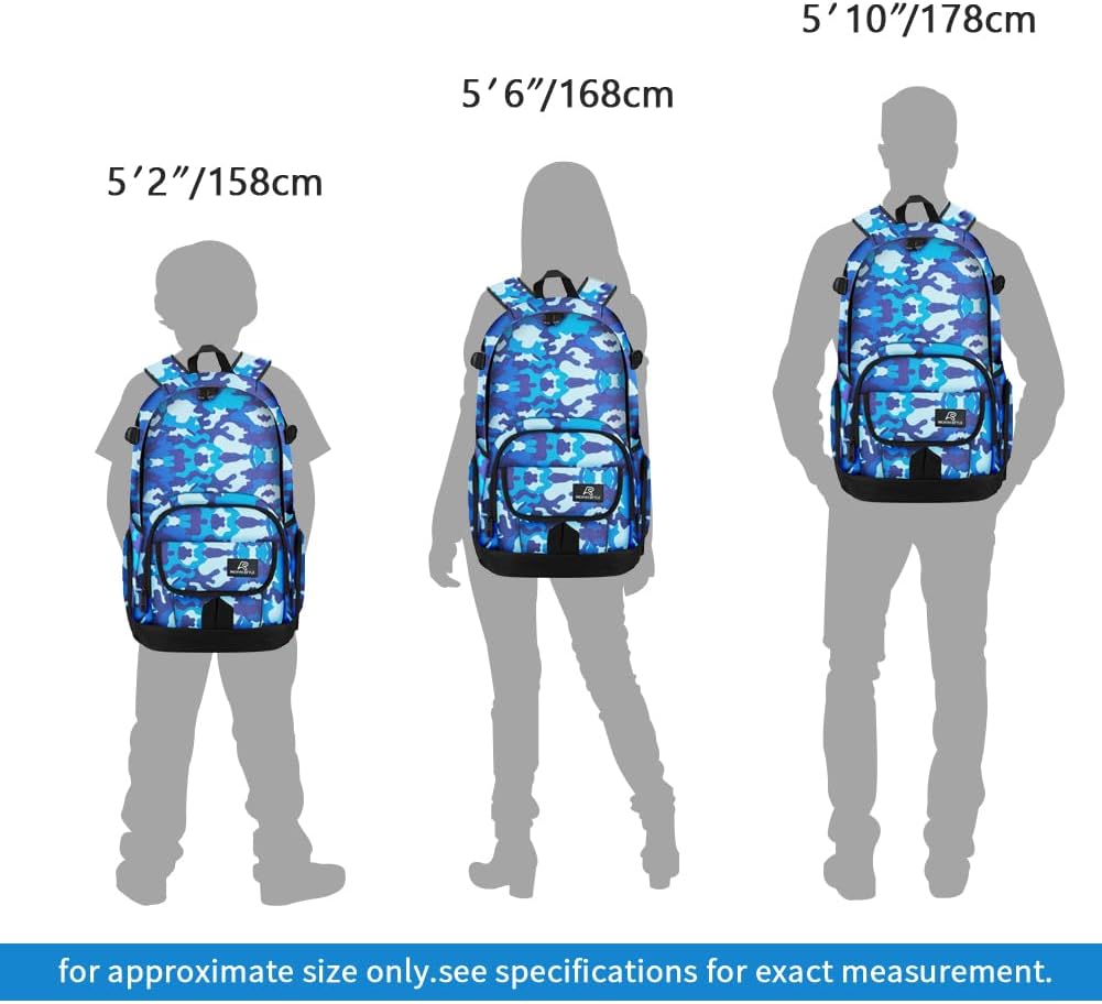 rickyh style School Backpack Travel Bag for Men & Women Lightweight College Back Pack with Laptop Compartmen - Image 5