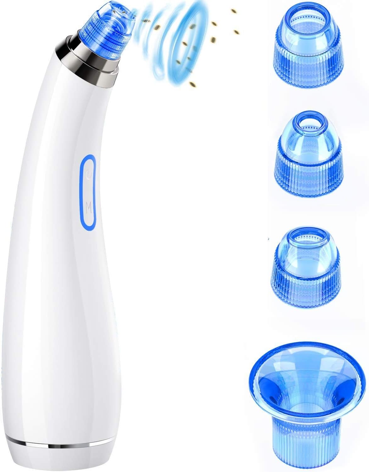 Blackhead Remover Vacuum - Joytii Facial Pore Cleanser Electric Acne Comedone Extractor Kit USB Rechargeable Blackhead Suction Tool with LED Display Best Blackhead Remover for Facial Skin Care