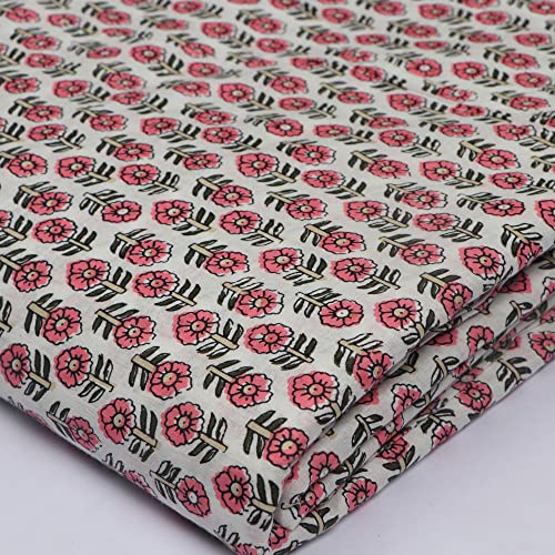 Tissu en coton premium respirant INDACORIFY 5 Yards pour créations textiles élégantes