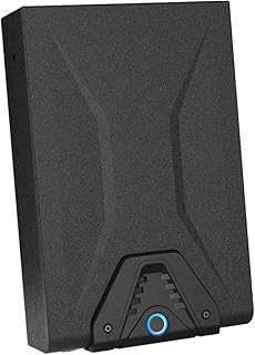 RPNB Gun Safe, Smart Pistol Safe Quick Access with Biometric Fingerprint, Handgun Safe for Nightstand - RPNB