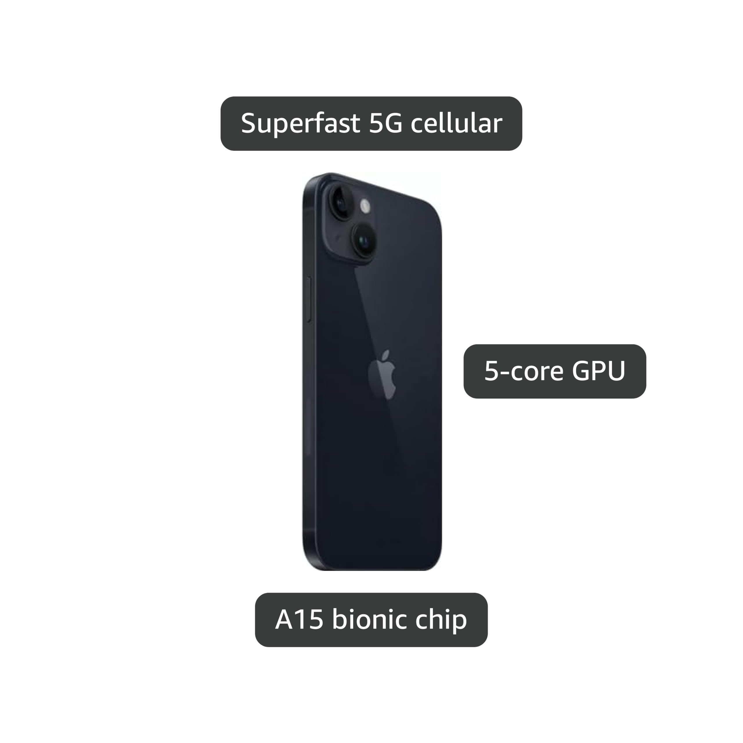 Amazon.com: Apple iPhone 14 Plus (Renewed), 128GB, Midnight