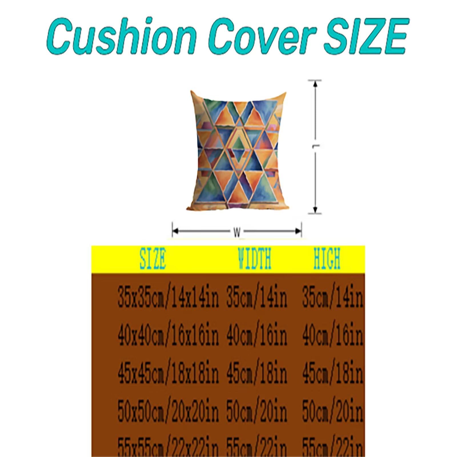 Color Outdoor Kissenbezug 50x50cm Wasserdicht Kopfkissenbezug THDZ-1462
