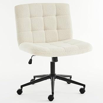 Amazon.com: Furnimart Swivel Criss Cross Legged Chair with Wheels