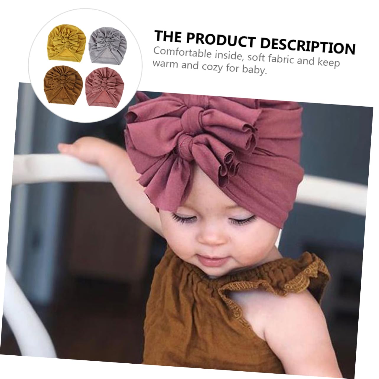 LIFKOME Tope De Cobertura Gorra De Niño Sombrero De Algodón del Hospital Turbante Niño Gorro Bebe Recien Nacido Sombrero Bebe Niños Arco Sombreros Gorro De Bebé De Algodón