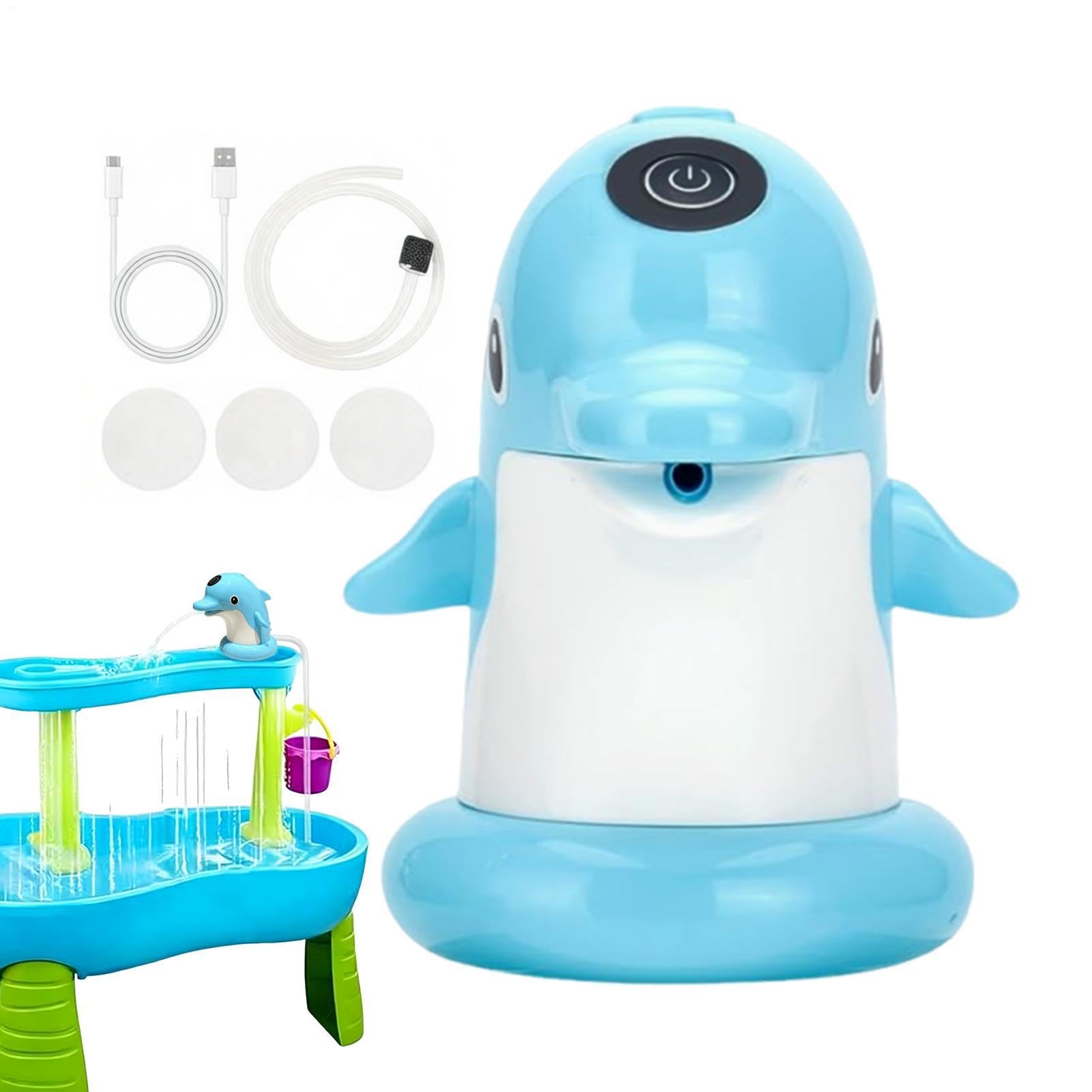 Kids Water Table Pump Dolphin Continuous Flow Dispenser