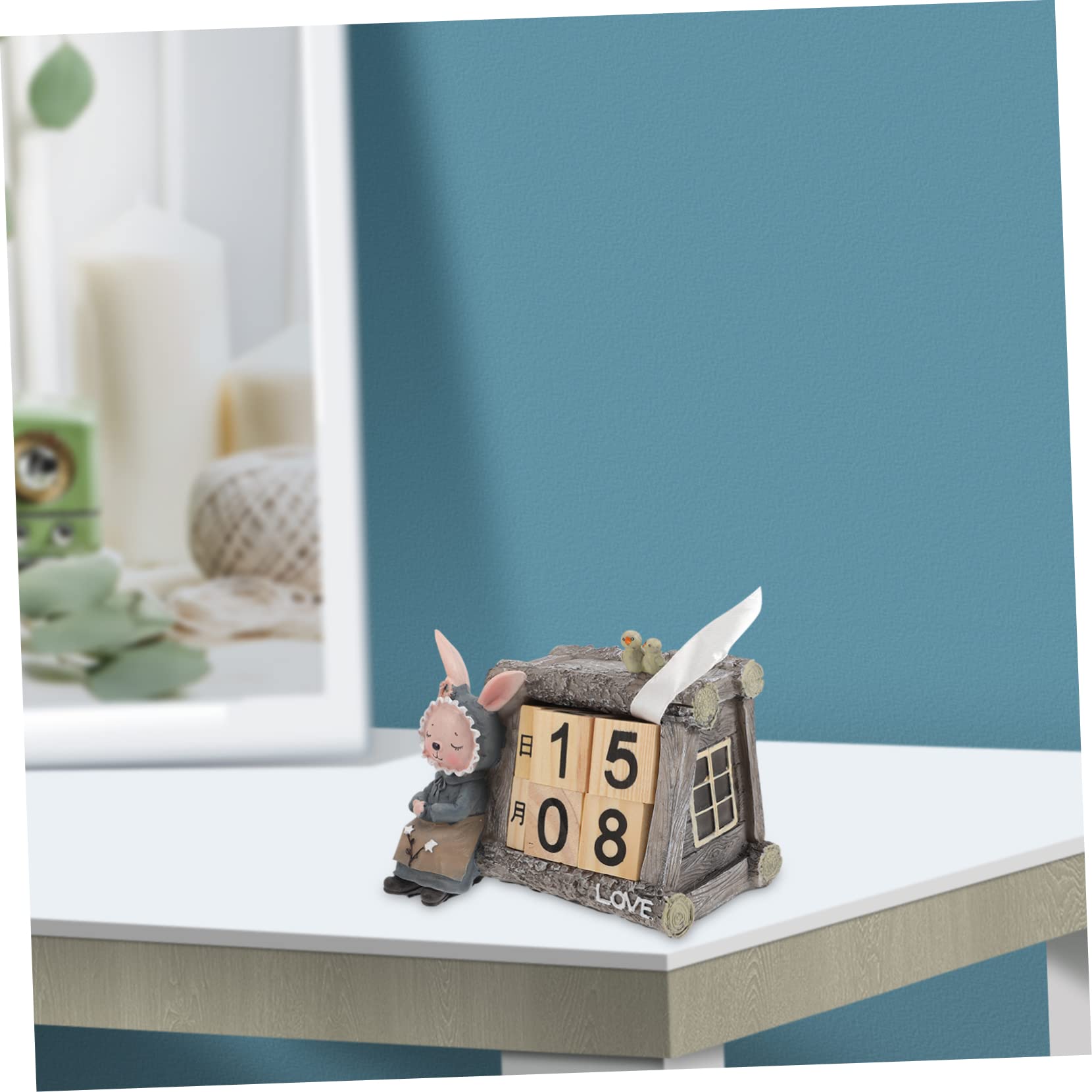 3 pezzi Calendario Conto alla rovescia Blocchi Natale L'ufficio Calza imbottita Decorazioni per la tavola di nozze Decorazioni per l'ufficio Decorazioni per la casa Decorazioni da tavolo per