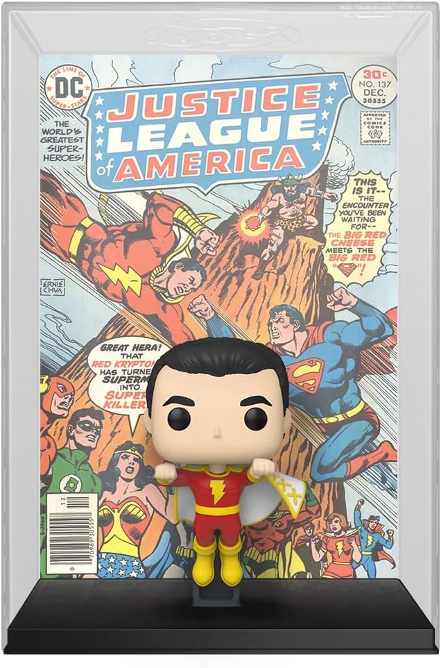 Funko Pop! Comic Cover: DC - Shazam - DC Comics - Collectable Vinyl Figure - Gift Idea - Official Merchandise - Toys for Kids & Adults - Comic Books Fans - Model Figure for Collectors and Display