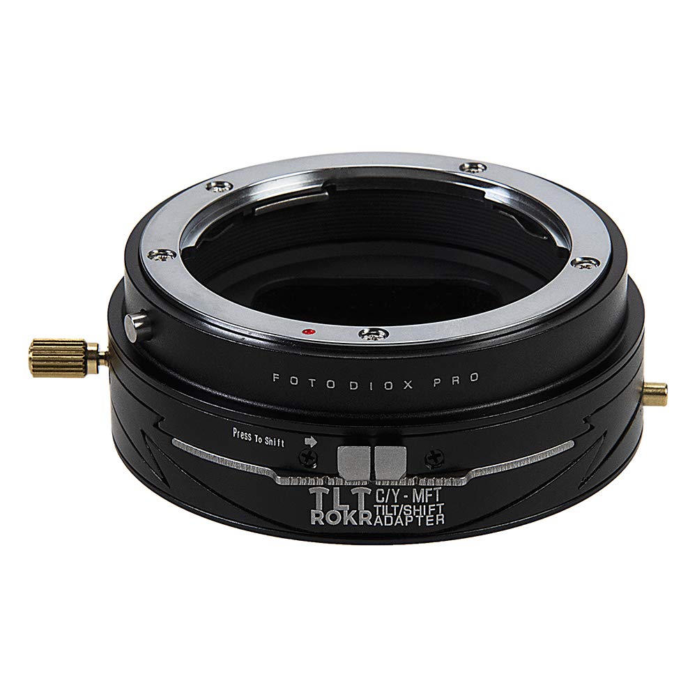 Fotodiox Pro TLT ROKR - Tilt/Shift Lens Mount Adapter Compatible with Contax/Yashica (CY) SLR Lenses to Micro Four Thirds Mount Cameras