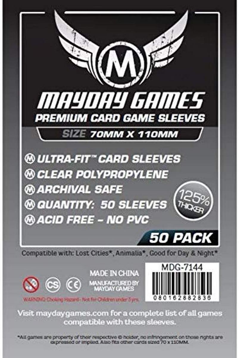 Lost Cities Sleeves (70x110mm) - 50 Premium Sleeves