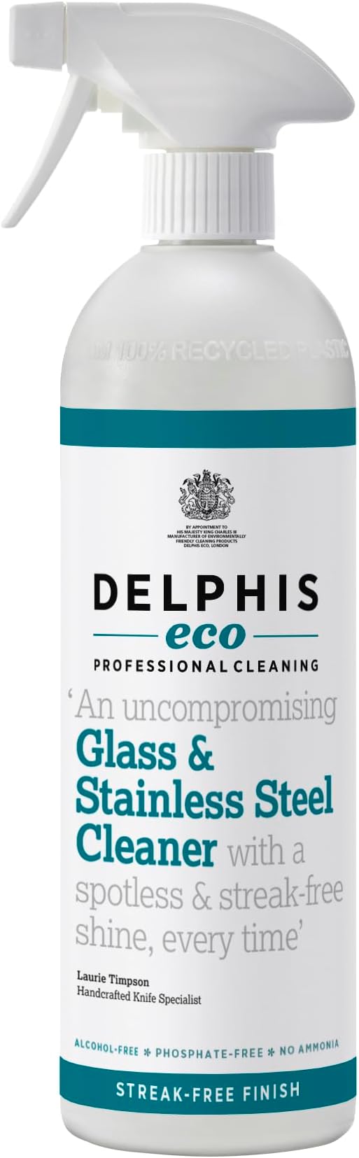 Delphis Eco Glass, Window & Stainless Steel Cleaner 700ml
