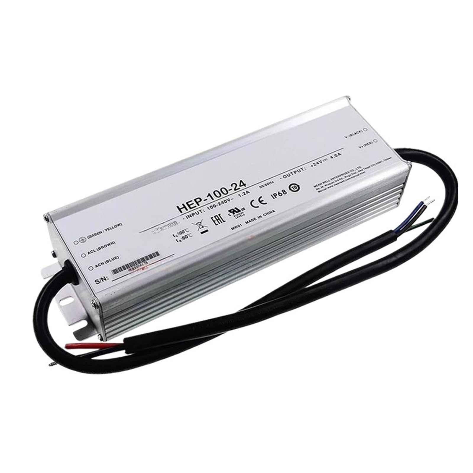 Alimentation à découpage 100W HEP-100-48A pour éliminer les pannes de tension 48V